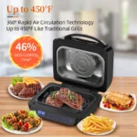 TopStrong 8 in 1 6L Capacity Touch Control Electric Hot Air Fryer Grill - Image 3