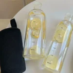 Simple Water Bottle With Time Scale For Tour Outdoor Sports And Travel Leak Proof Seal School Water Bottles for Girls Milk Juice - Image 7