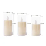 LED Candles Lights Flameless Candle Atmosphere Lamp Battery Operated Electronic Candle Lamp - Image 5
