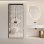 Bohemian Bamboo Bead Door Curtain 2*0.9M Chocolate Color Natural Wood Home Decor Ventilation Sunlight Block for Home Bedroom - Image 4