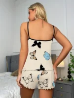 Butterfly Print Pajama Set - Image 6