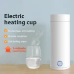 Electric Kettle 304 Stainless Steel 400ml Tea Coffee Water Cup insulation with Auto Shut-Off Boil Dry Protection for Travel - Image 3