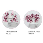 Runtowo Santa Claus Snowman LED Light String Christmas Decoration For Home Xmas Tree Ornament - Image 6