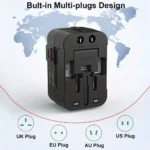 Universal Travel Adapter International All in One PD20W & QC18W Power Plug Wall Charger USB C Charging Ports for USA EU UK AU - Image 15