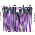 20Pcs Makeup Brush Set Eyeliner Brush Blending Brush Makeup Brushes for Cheeks Eye Cosmetic Foundation Brush Make Up Brushes Set - Image 3