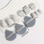 12-Piece All-Purpose Makeup Sponge Set, Made of 3 Loose Powder Puffs, 3 Mini Air Cushion Puffs, 3 Beauty Eggs and 3 Mini Beauty - Image 12