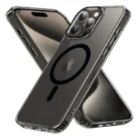 Original Metal Buttons Clear Phone Case For iPhone 16 15 14 13 17 Pro Max Plus Air 16e Clear For Magsafe Cases Cover - Image 2