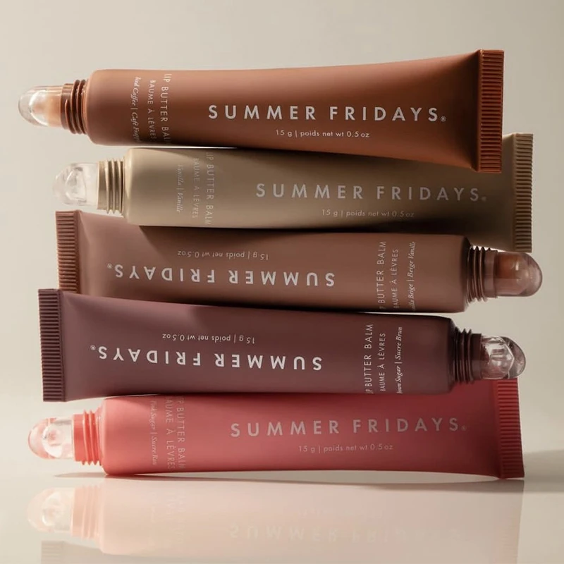 kf-S11bdbbbcc0794ddab07694eb37bfe5859 Summer Fridays Lip Balm Moisturizing Mirror Lip Gloss Lip Vanilla Pink Sugar Coffee Cake Smell Lipstick Transparent Oil Makeup - Image 1