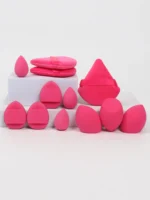 12-Piece All-Purpose Makeup Sponge Set, Made of 3 Loose Powder Puffs, 3 Mini Air Cushion Puffs, 3 Beauty Eggs and 3 Mini Beauty - Image 2