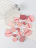 Spring 15 Cans,3 Loose Powder Puffs & 3 Mini Loose Powder Puffs & 3 Mini Makeup Eggs & 3 Mini Air Cushion Puffs, Foundation Mix - Image 10