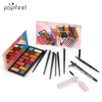 Essential Eye Makeup Set for Beginners Matte&Shimmer Eyeshadow Palette, Mascara, Eyebrow Pencil, Lip Eyeliner,Brush Tool Set Box - Image 34