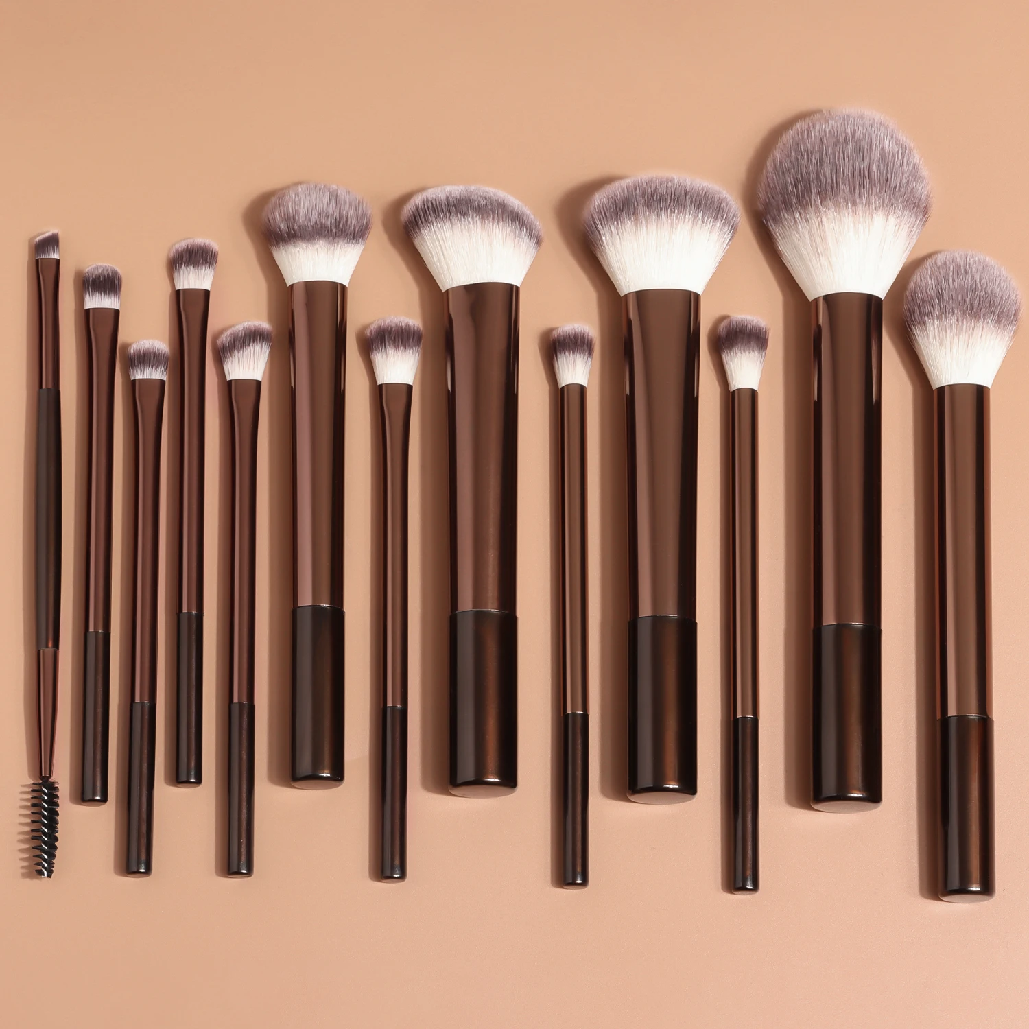 kf-S2120b642286442f3aaa45a93009bd9fen 13PCS Makeup Brush Set Foundation Concealer Powder Eyeshadow Blush Brush Kabuki Blending Cosmetic Beauty Tool for Face - Image 1