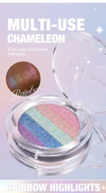 Chameleon Eyeshadow High Gloss Five-Color Pearlescent Fine Shimmering Handaiyan Eyeshadow Makeup Soft Light Eyeshadow - Image 13