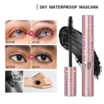 Natural Thick Curling Mascara Makeup Non-Smudge Brushes Lengthens Eyelashes Waterproof Fast Dry Black Curling Mascara Cosmetics - Image 8