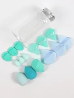 Spring 15 Cans,3 Loose Powder Puffs & 3 Mini Loose Powder Puffs & 3 Mini Makeup Eggs & 3 Mini Air Cushion Puffs, Foundation Mix - Image 43