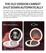 TENGMIR UV Smart Sunscreen Makeup Mirror Sunscreen detection mirror UV mirror sunscreen Testing Portable LED light makeup mirror - Image 8