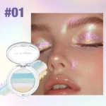 Chameleon Eyeshadow High Gloss Five-Color Pearlescent Fine Shimmering Handaiyan Eyeshadow Makeup Soft Light Eyeshadow - Image 5