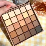 25 Color Eyeshadow Palette - Neutral Gray and Brown Earthy Tone, Coffee and Chocolate Style, Create a Multi-Functional Makeup Appearance That Naturally to Theate - Image 5