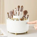 360 Degree Rotating Makeup Brush Organizer Storage Box Cosmetic Brush Holder Desktop Pen Pencil Container Organizer 1PCS - Image 3