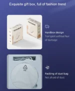 TENGMIR UV Smart Sunscreen Makeup Mirror Sunscreen detection mirror UV mirror sunscreen Testing Portable LED light makeup mirror - Image 20