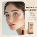 Double-End Eraser Flawless Foundation Stick Lasting Makeup Concealer Oil Control Moisturizing Foundation Liquid Cream - Image 7