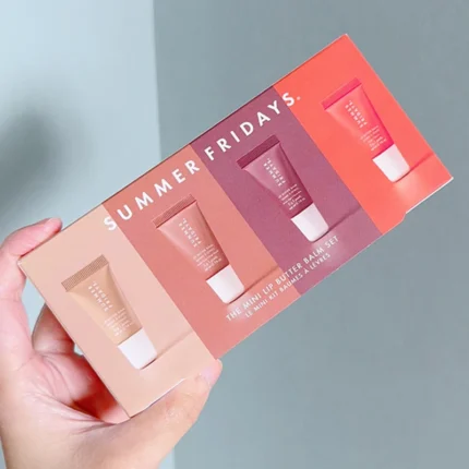 Summer Fridays Lip Balm Moisturizing Mirror Lip Gloss Lip Vanilla Pink Sugar Coffee Cake Smell Lipstick Transparent Oil Makeup