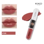 Hot Kiko Double Headed Lipstick Transparent Mirror Lip Gloss Non Fading Oil Sexy Rich Lip Gloss Milk Tea Bean Paste Naked Makeup - Image 8