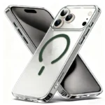 Original Metal Buttons Clear Phone Case For iPhone 16 15 14 13 17 Pro Max Plus Air 16e Clear For Magsafe Cases Cover - Image 16