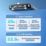 20000Mah Power Bank Fast Charger Battery Pack 4 USB Portable For Mobile Phone UK - Image 6