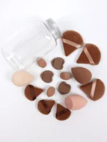 Spring 15 Cans,3 Loose Powder Puffs & 3 Mini Loose Powder Puffs & 3 Mini Makeup Eggs & 3 Mini Air Cushion Puffs, Foundation Mix - Image 40