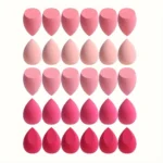7piece/18piece makeup sponge set, suitable for liquid BB cream powder application, makeup egg dry wet dual-use powder puff - Image 4