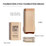 Double-End Eraser Flawless Foundation Stick Lasting Makeup Concealer Oil Control Moisturizing Foundation Liquid Cream - Image 4