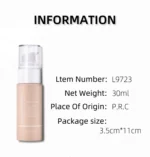 Langmanni 30ml Matte Face Foundation Cream Waterproof Oil Control Cover Base Concealer Liquid Foundation Makeup Cosmetics - Image 6