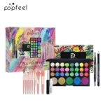 Essential Eye Makeup Set for Beginners Matte&Shimmer Eyeshadow Palette, Mascara, Eyebrow Pencil, Lip Eyeliner,Brush Tool Set Box - Image 88