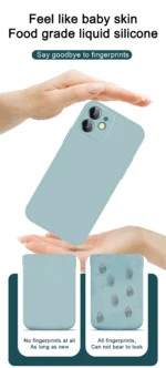 Luxury Liquid Silicone Shockproof Case for iPhone 17 11 12 13 14 15 Pro Max 7 8 15 Plus X XS XR Max Mini Back Soft Cover - Image 23