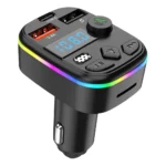 Hands Free Wireless Car Kit Car MP3 Player Bluetooth-Compatible 5.3 Support TF Card U Disk Cell Phone Charger Car FM Transmitter - Image 2