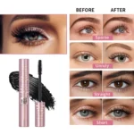Natural Thick Curling Mascara Makeup Non-Smudge Brushes Lengthens Eyelashes Waterproof Fast Dry Black Curling Mascara Cosmetics - Image 9