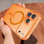 Original Metal Buttons Clear Phone Case For iPhone 16 15 14 13 17 Pro Max Plus Air 16e Clear For Magsafe Cases Cover - Image 26