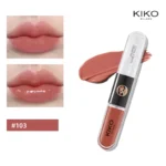 Hot Kiko Double Headed Lipstick Transparent Mirror Lip Gloss Non Fading Oil Sexy Rich Lip Gloss Milk Tea Bean Paste Naked Makeup - Image 7