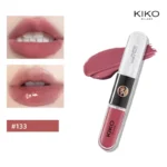 Hot Kiko Double Headed Lipstick Transparent Mirror Lip Gloss Non Fading Oil Sexy Rich Lip Gloss Milk Tea Bean Paste Naked Makeup - Image 13