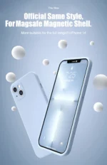 Magnetic Liquid Silicone Phone Case For iPhone 15 14 13 12 11 Pro Max Mini X XR XS 8 Plus SE For Magsafe Wireless Charging Cover - Image 8