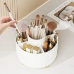 360 Degree Rotating Makeup Brush Organizer Storage Box Cosmetic Brush Holder Desktop Pen Pencil Container Organizer 1PCS - Image 4