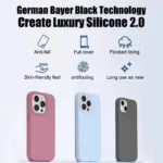 Original Liquid Silicone Phone Case For APPLE iPhone 11 13 12 14 15 16 Pro Max Plus 16E Cases Shockproof Protective Back Cover - Image 4