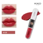 Hot Kiko Double Headed Lipstick Transparent Mirror Lip Gloss Non Fading Oil Sexy Rich Lip Gloss Milk Tea Bean Paste Naked Makeup - Image 11