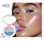 Chameleon Eyeshadow High Gloss Five-Color Pearlescent Fine Shimmering Handaiyan Eyeshadow Makeup Soft Light Eyeshadow - Image 16