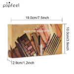 Essential Eye Makeup Set for Beginners Matte&Shimmer Eyeshadow Palette, Mascara, Eyebrow Pencil, Lip Eyeliner,Brush Tool Set Box - Image 26