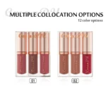 CmaaDu 3 Colour Lip Gloss Stick Set Make up Velvet Matte Lipstick Waterproof Long Lasting Non-stick Cosmetics Makeup For Women - Image 4