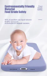 Luxury Liquid Silicone Case For iPhone 15 14 13 12 11 Pro Max Case For iPhone 13 12 mini X XR XS MAX 8 7 Plus Shockproof Cover - Image 9