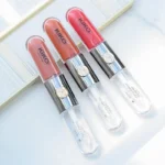 Hot Kiko Double Headed Lipstick Transparent Mirror Lip Gloss Non Fading Oil Sexy Rich Lip Gloss Milk Tea Bean Paste Naked Makeup - Image 5