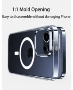 Luxury Magnetic Wireless Charge For Magsafe Case for iPhone 16 15 14 13 12 11 Pro XR XS Max 7 8 Plus Back Cover Transparent Case - Image 11